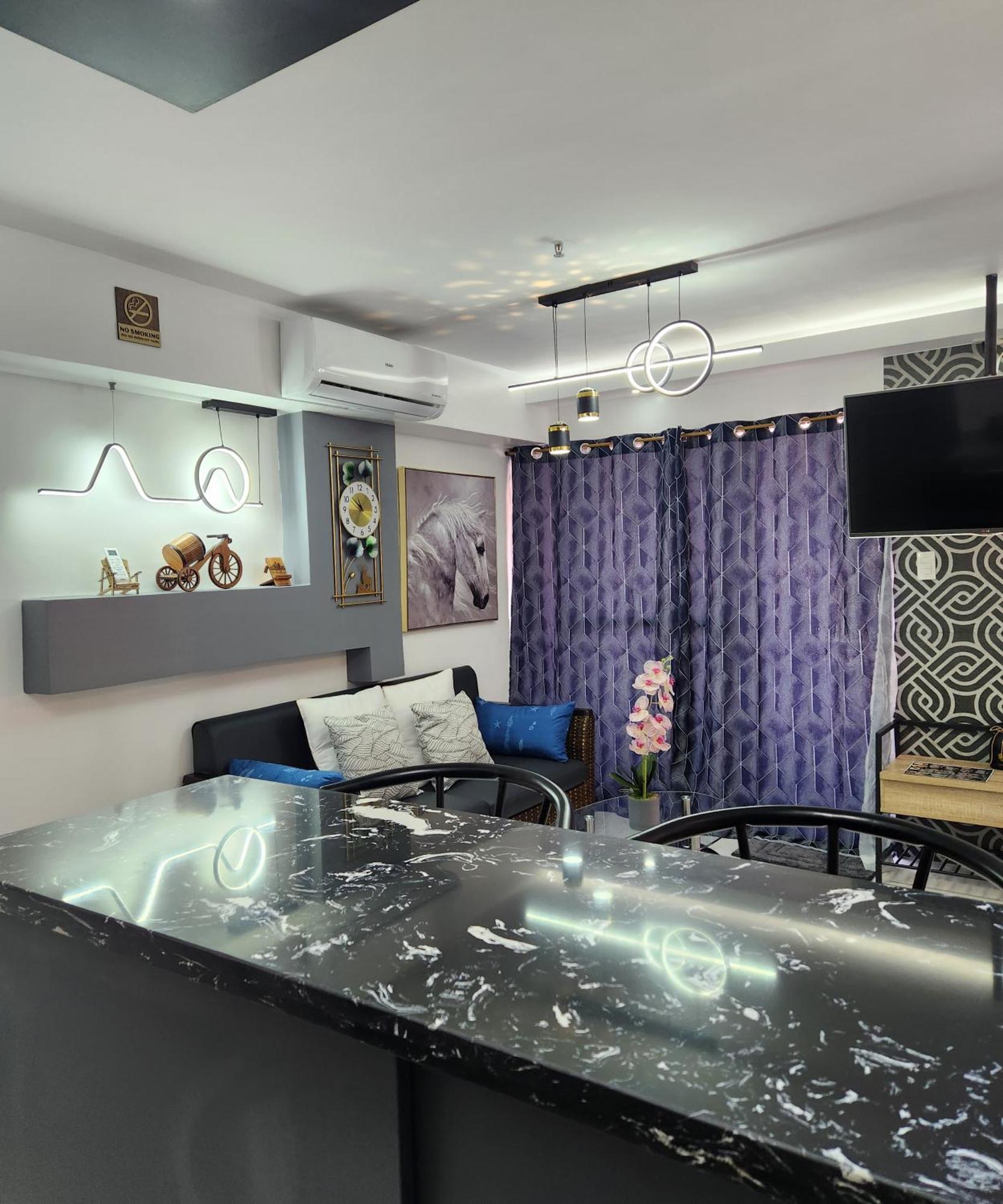 Condo Azur Suites B207 Near Airport, Netflix, Stylish, Cozy With Swimming Pool 막탄 외부 사진