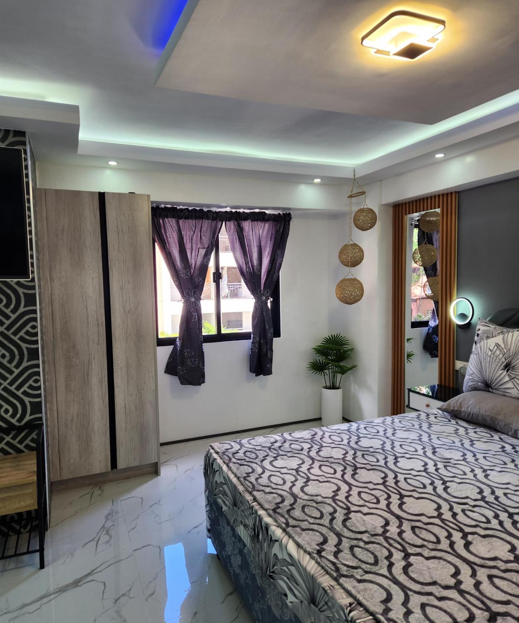 Condo Azur Suites B207 Near Airport, Netflix, Stylish, Cozy With Swimming Pool 막탄 외부 사진